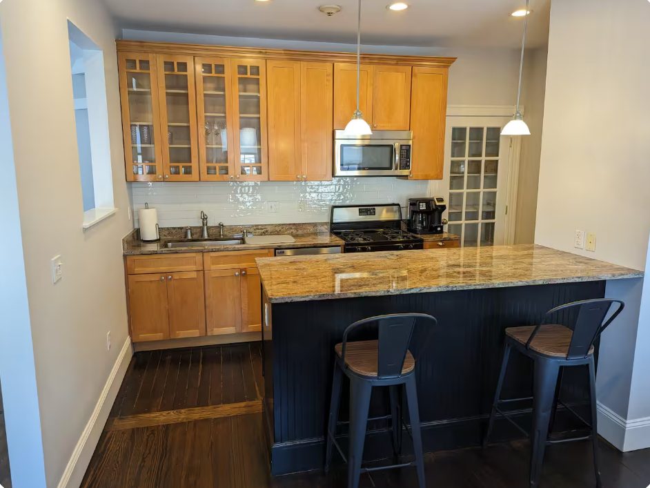 Upscale kitchen at Anchors Aweigh Broadway