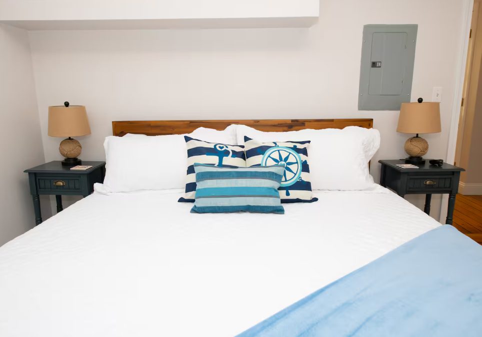Second king bedroom at Waites Wharf