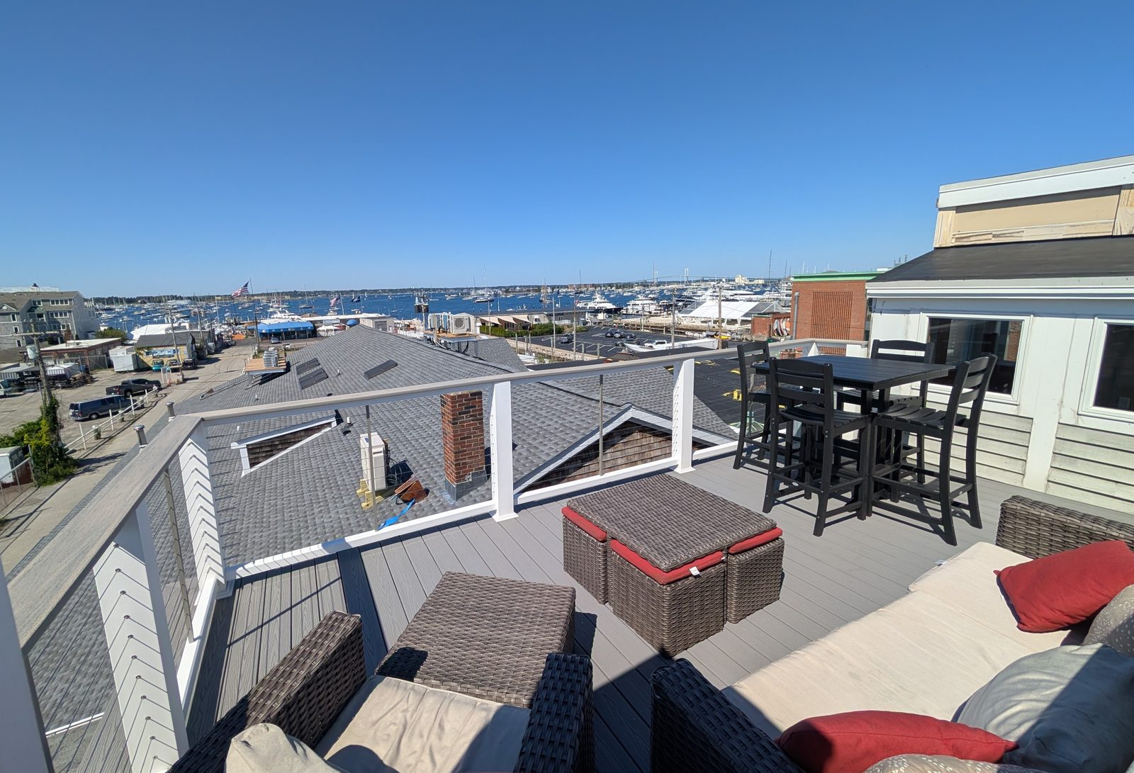 Rooftop deck at Waites Wharf